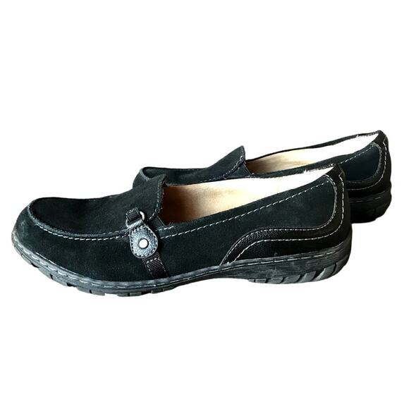 Naturalizer Black Suede Loafers - Picture 3 of 7